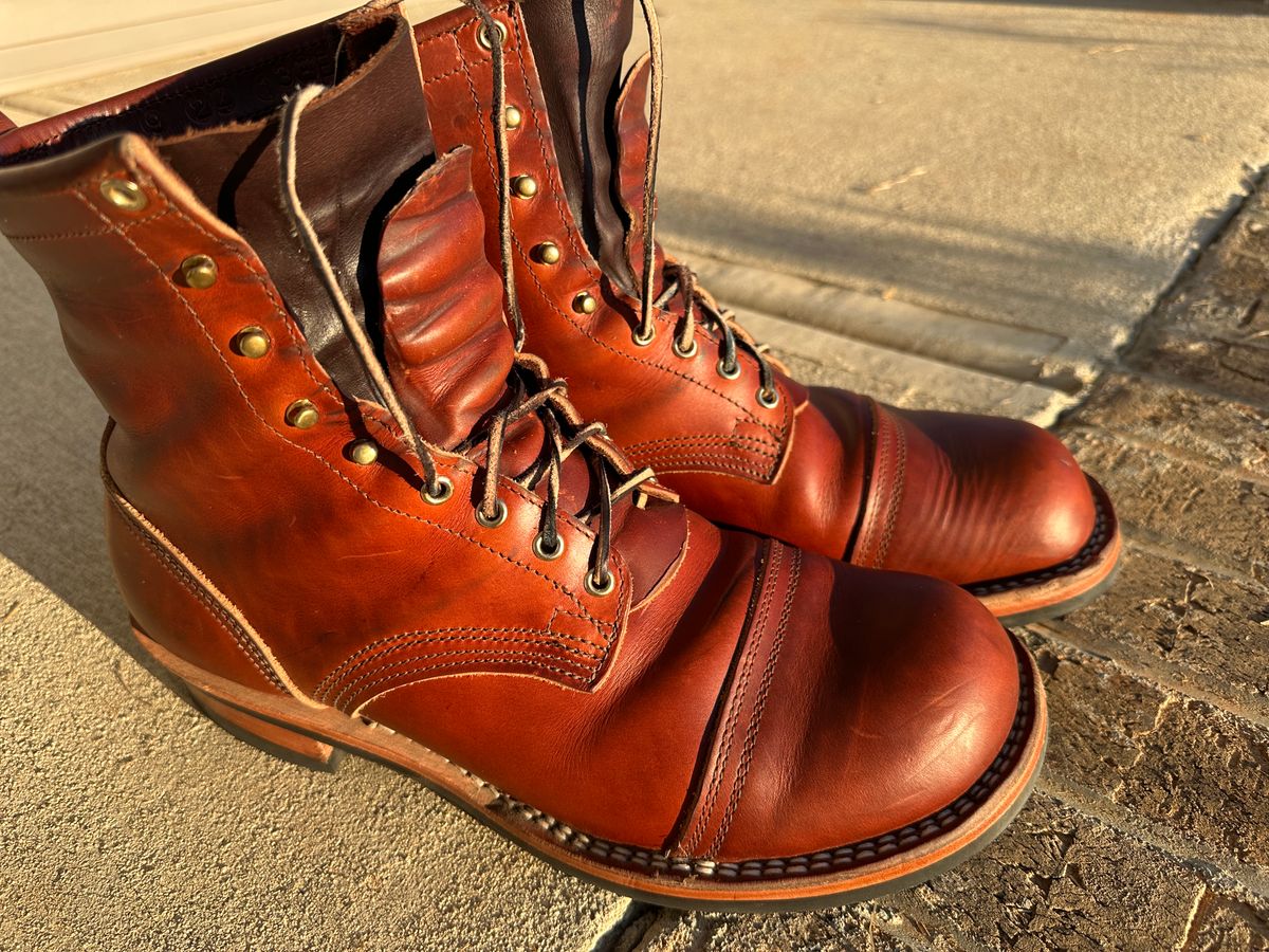 Photo by rnhathaway on October 22, 2024 of the Nicks MTO in Wickett & Craig Tan Oiled Latigo.