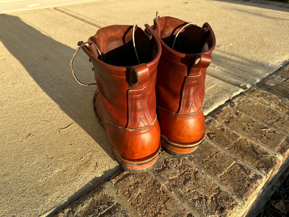 Photo by rnhathaway on October 22, 2024 of the Nicks MTO in Wickett & Craig Tan Oiled Latigo.