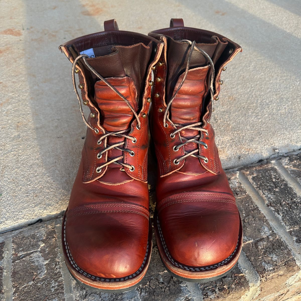 Photo by rnhathaway on November 4, 2024 of the Nicks MTO in Wickett & Craig Tan Oiled Latigo.