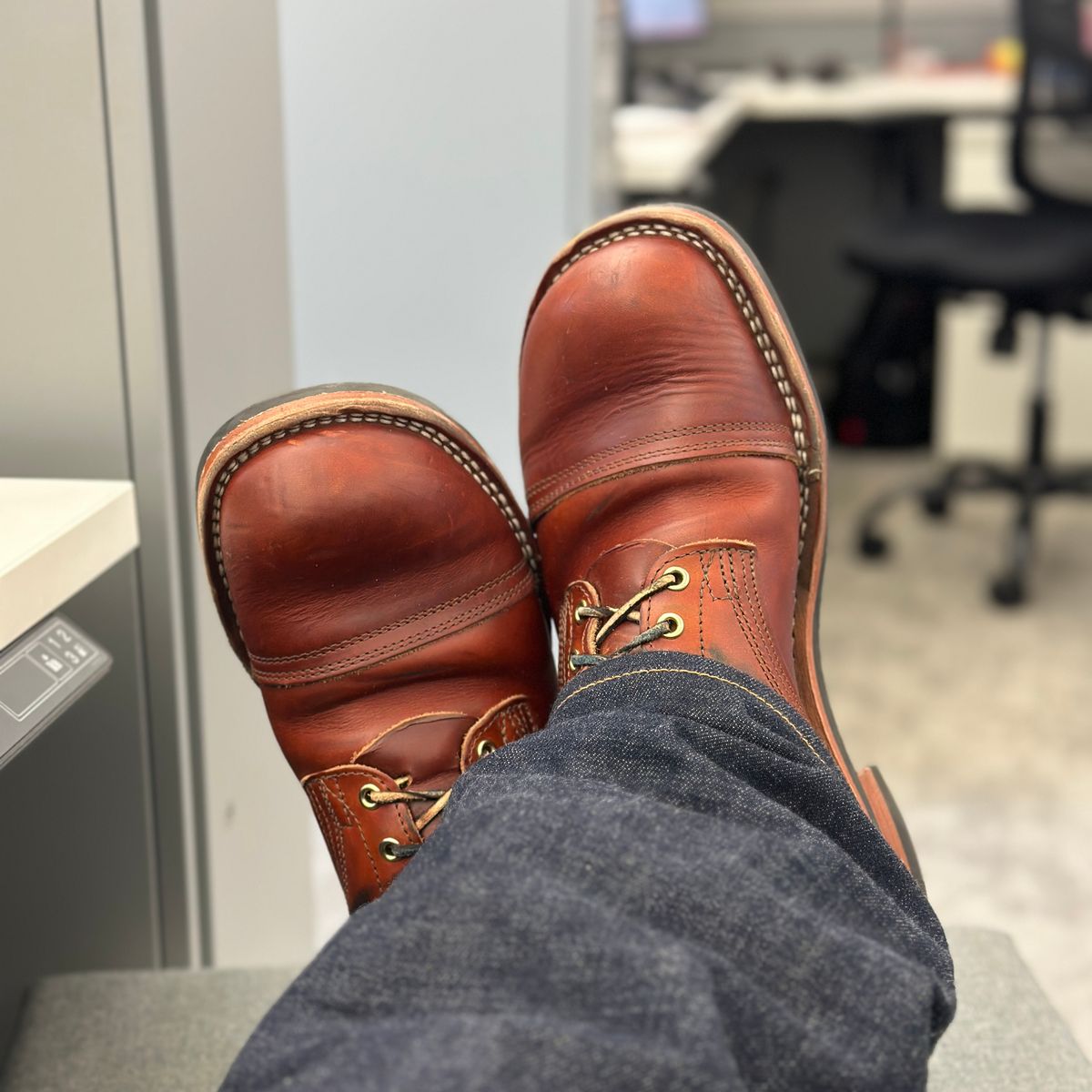 Photo by rnhathaway on November 5, 2024 of the Nicks MTO in Wickett & Craig Tan Oiled Latigo.