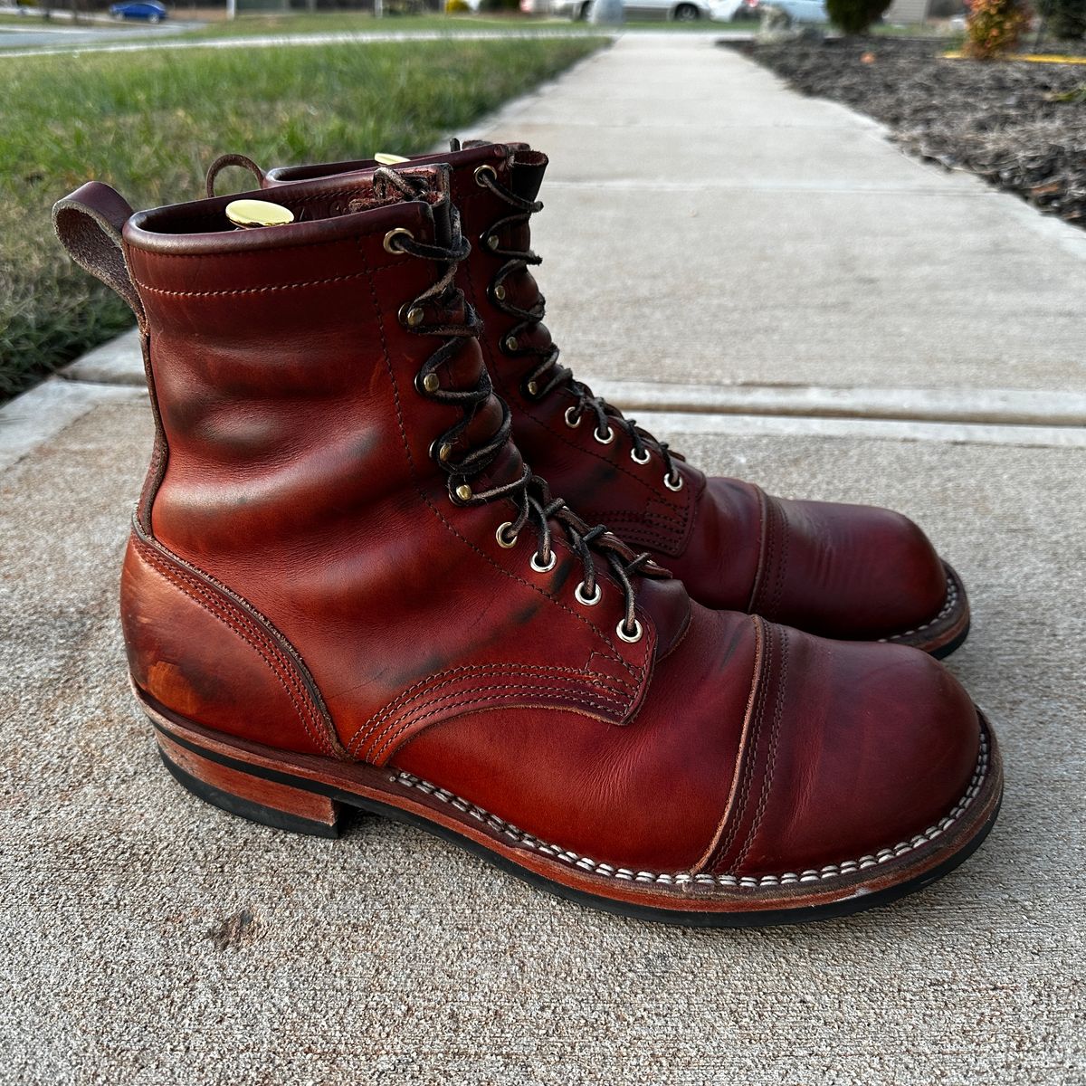 Photo by rnhathaway on December 2, 2024 of the Nicks MTO in Wickett & Craig Tan Oiled Latigo.