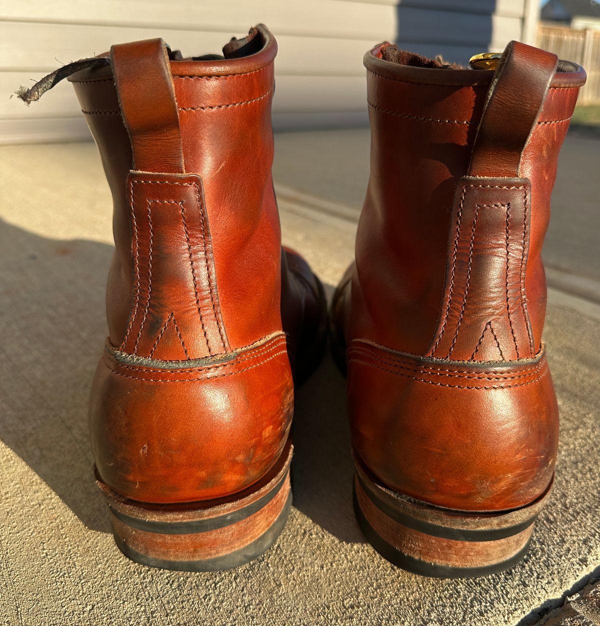 Photo by rnhathaway on February 3, 2025 of the Nicks MTO in Wickett & Craig Tan Oiled Latigo.