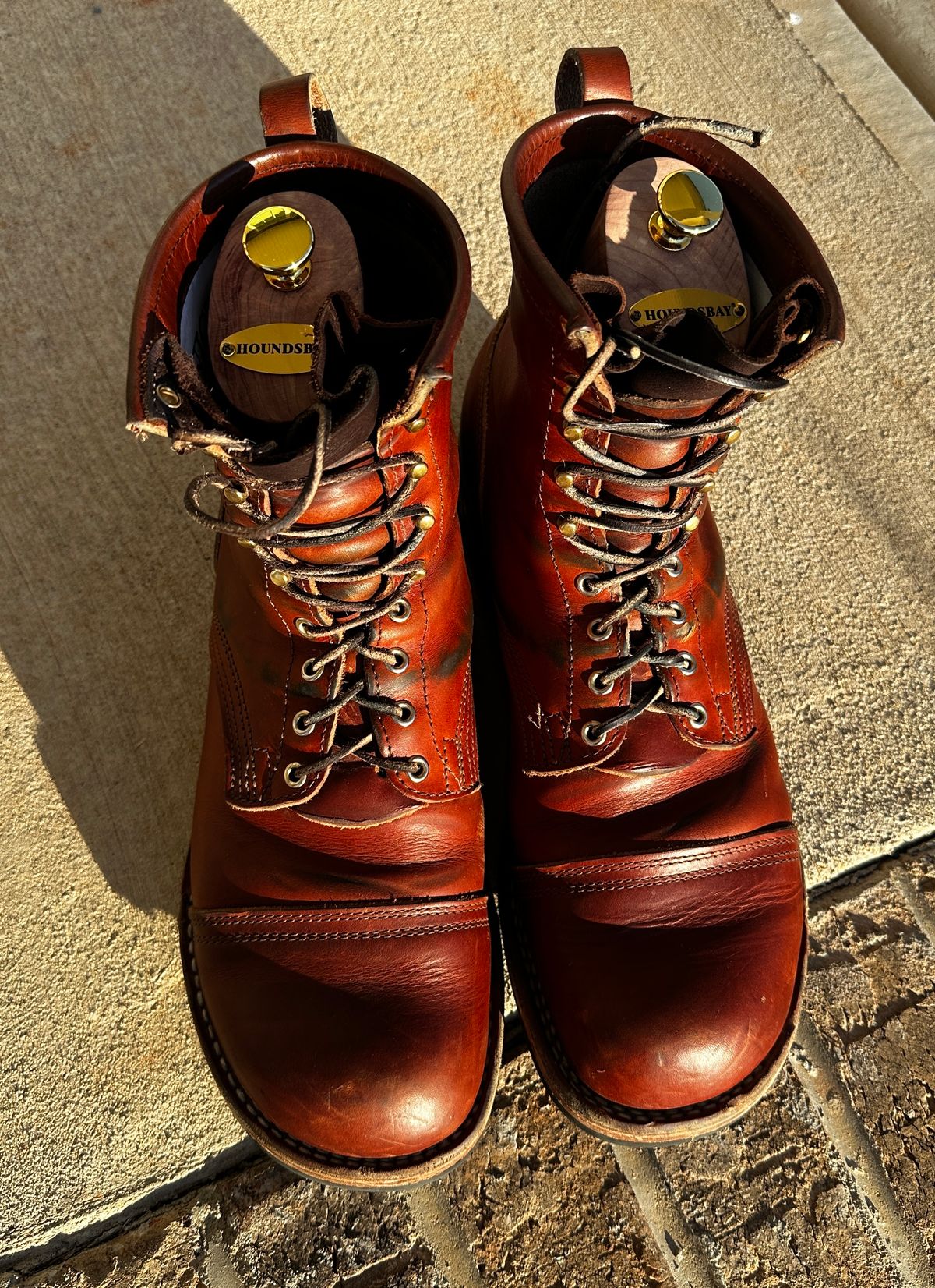 Photo by rnhathaway on February 3, 2025 of the Nicks MTO in Wickett & Craig Tan Oiled Latigo.
