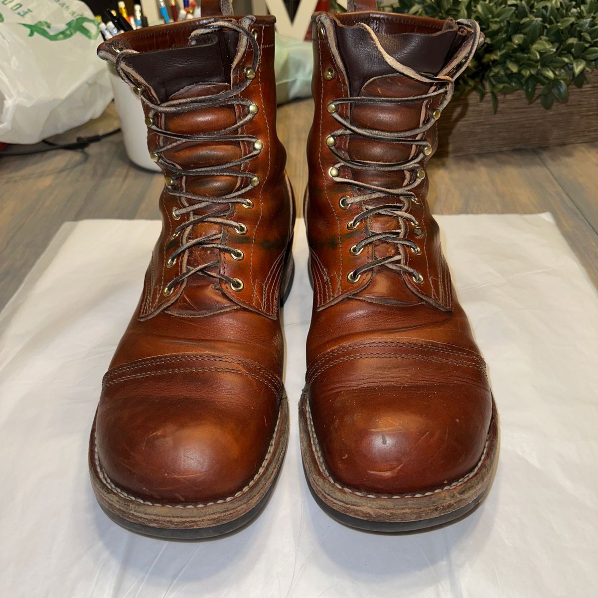 Photo by rnhathaway on March 4, 2025 of the Nicks MTO in Wickett & Craig Tan Oiled Latigo.