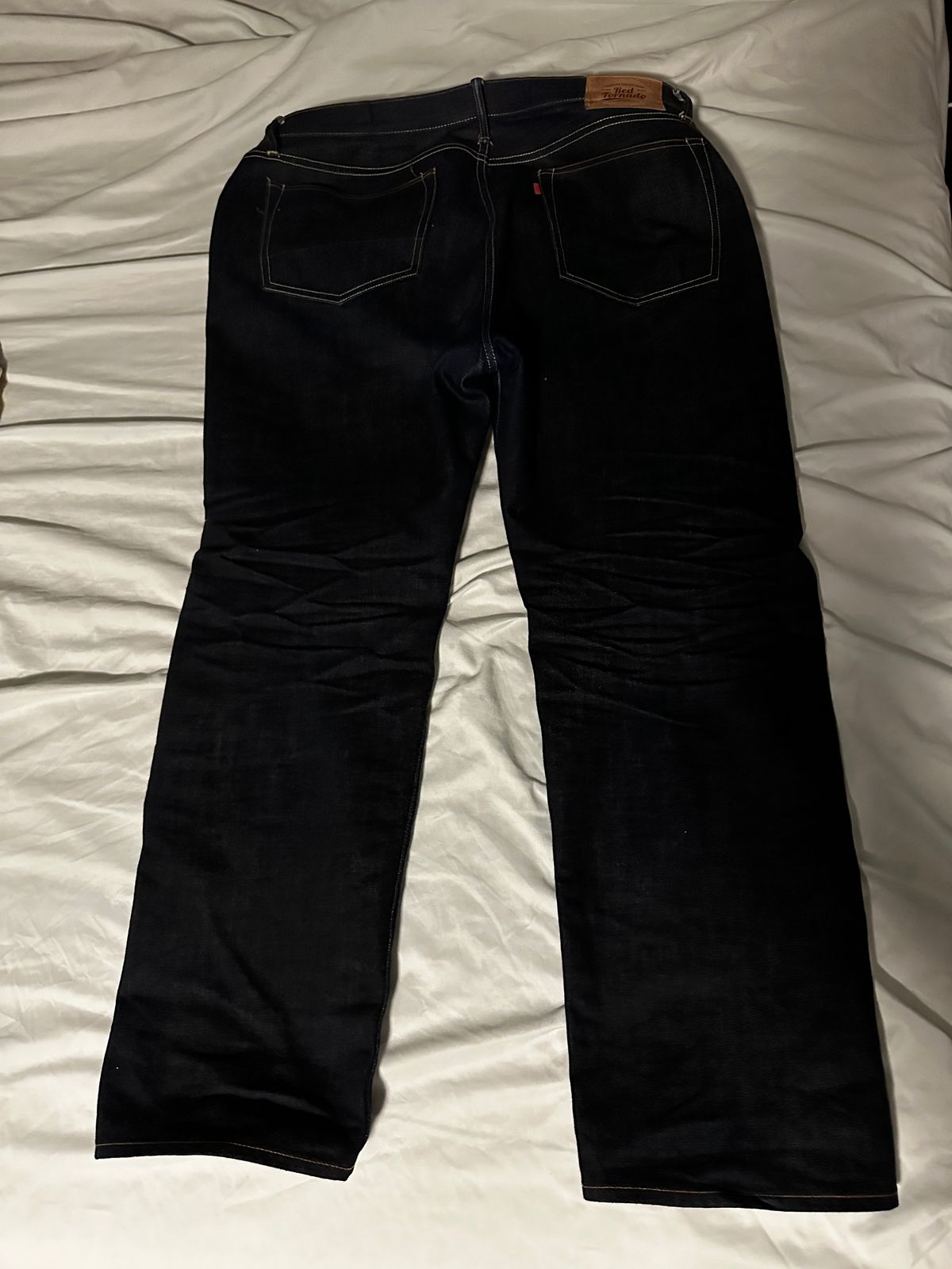 Photo by rnhathaway on December 2, 2024 of the Red Tornado SD-107 in 17oz selvedge Denim.