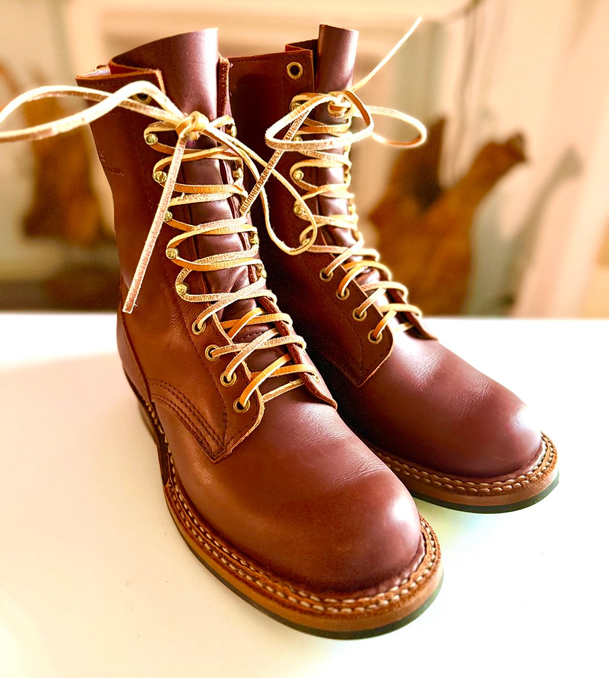 Photo by tommy.capicola on July 3, 2026 of the White's Farmer/Rancher in Seidel Red Dog Oil Tan.