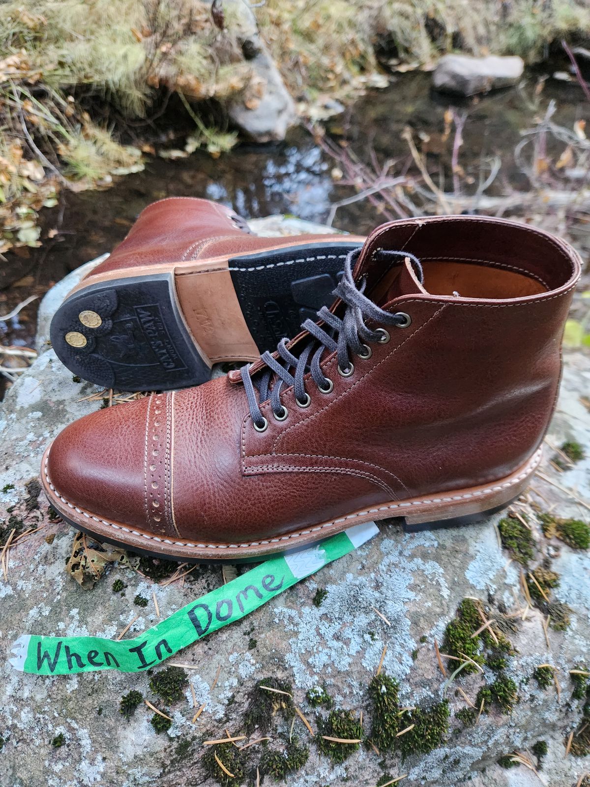 Photo by spyder550 on November 4, 2024 of the Oak Street Bootmakers Lakeshore Jump Boot in Badalassi Carlo Garret Cotto.