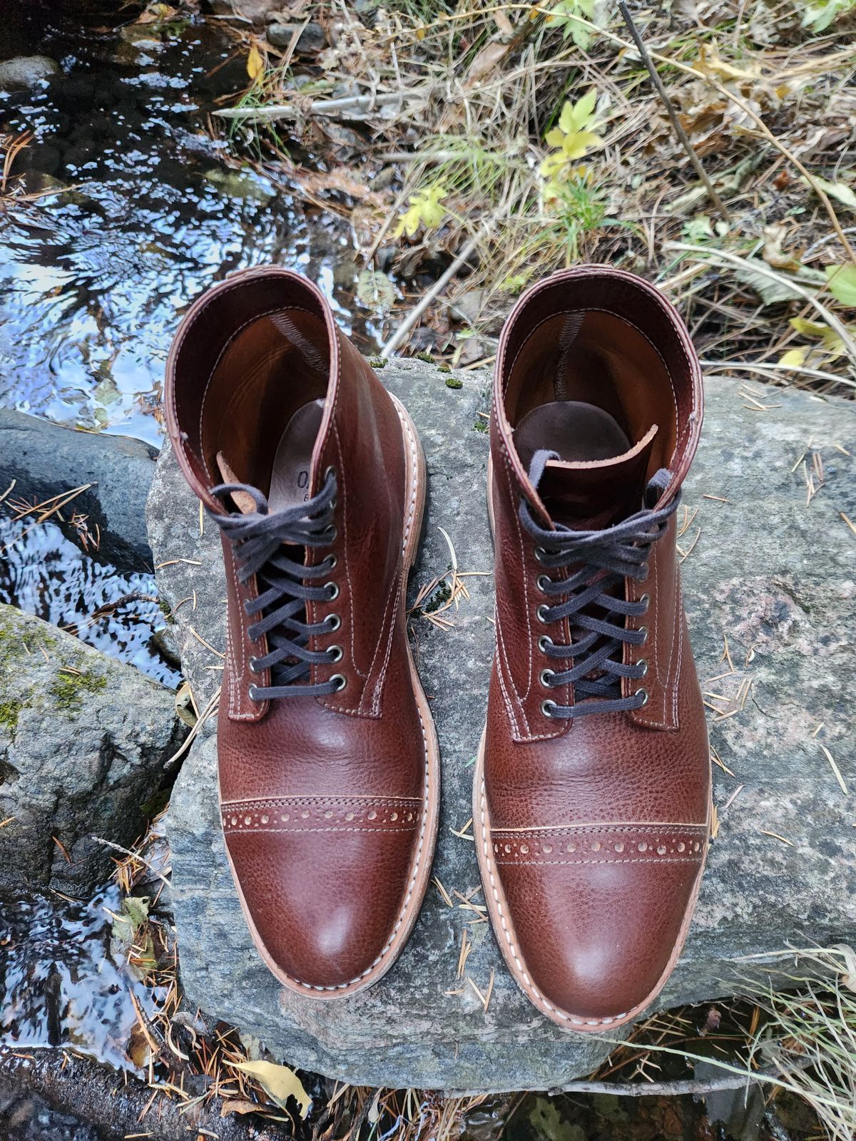 Photo by spyder550 on November 4, 2024 of the Oak Street Bootmakers Lakeshore Jump Boot in Badalassi Carlo Garret Cotto.