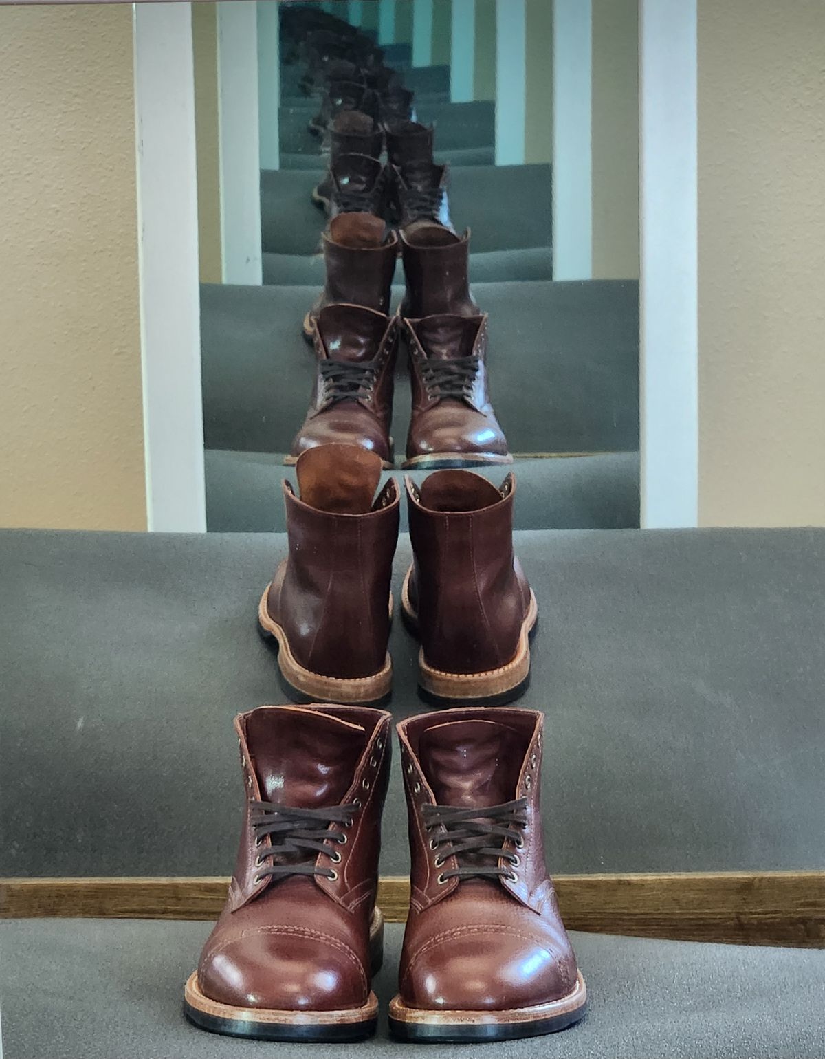 Photo by spyder550 on December 2, 2024 of the Oak Street Bootmakers Lakeshore Jump Boot in Badalassi Carlo Garret Cotto.