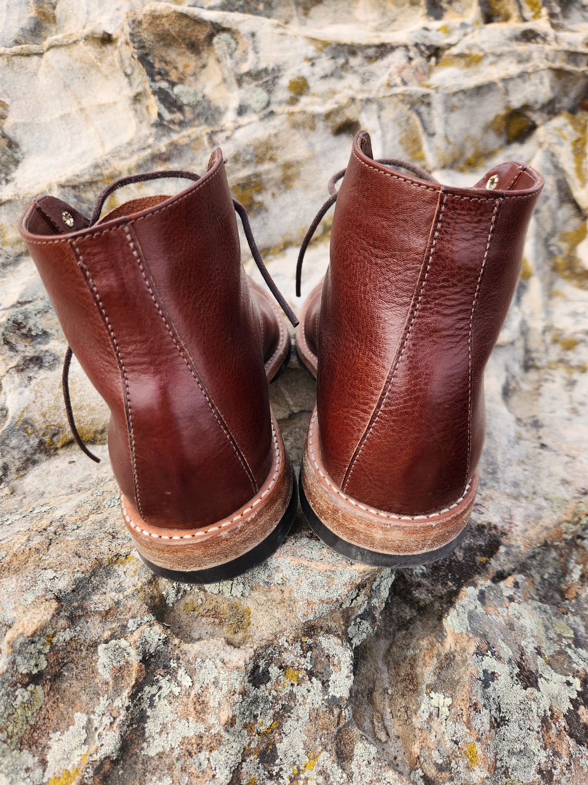 Photo by spyder550 on January 3, 2025 of the Oak Street Bootmakers Lakeshore Jump Boot in Badalassi Carlo Garret Cotto.