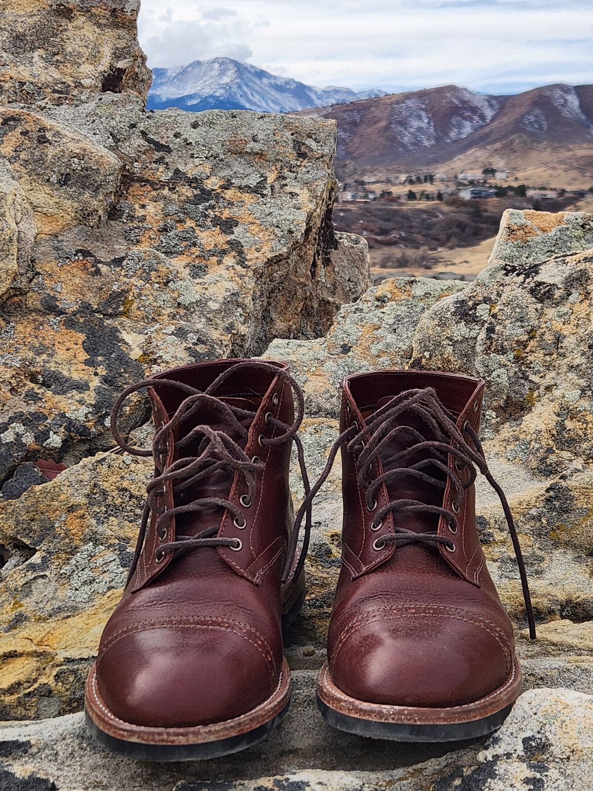 Photo by spyder550 on January 3, 2025 of the Oak Street Bootmakers Lakeshore Jump Boot in Badalassi Carlo Garret Cotto.