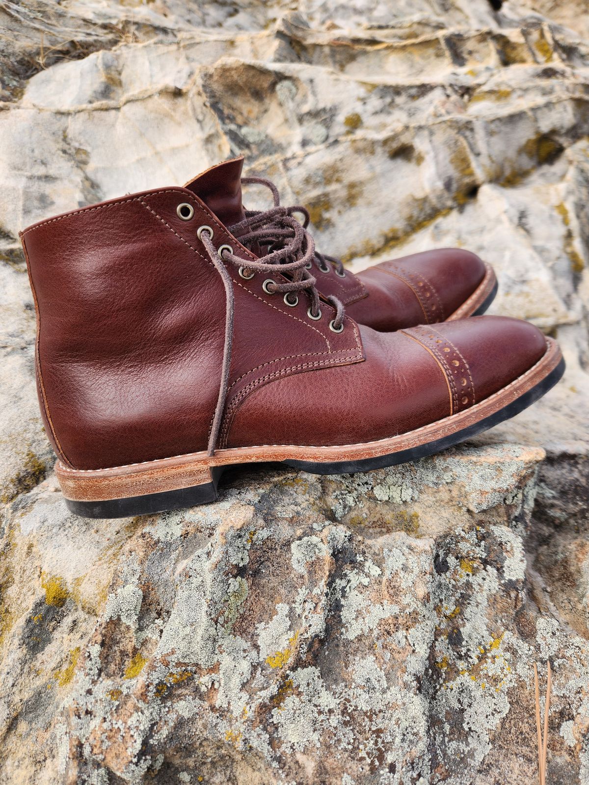 Photo by spyder550 on January 3, 2025 of the Oak Street Bootmakers Lakeshore Jump Boot in Badalassi Carlo Garret Cotto.