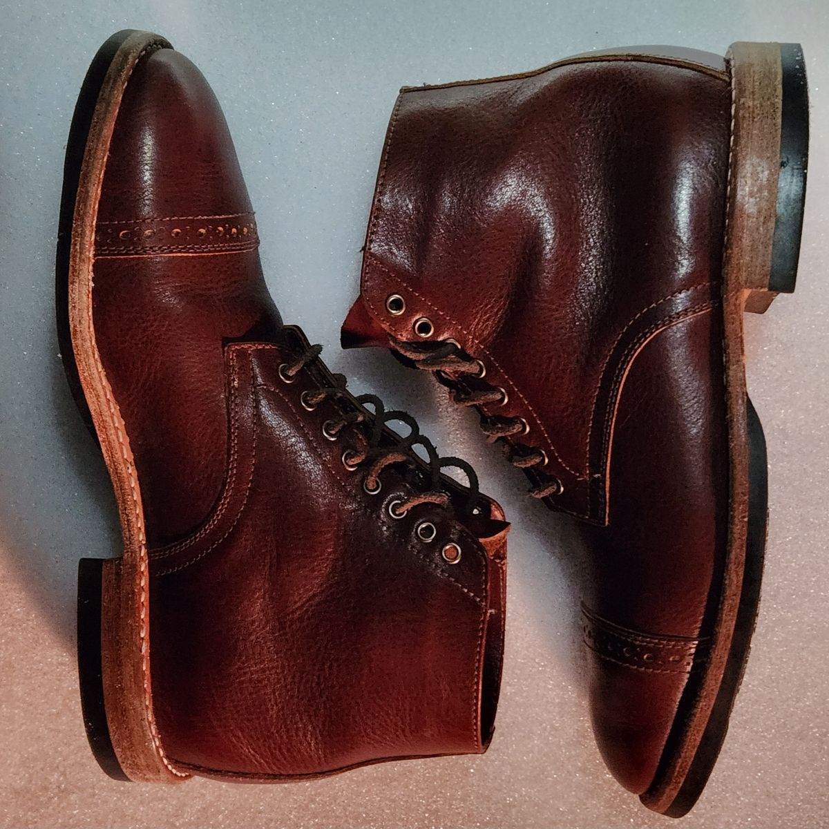 Photo by spyder550 on February 2, 2025 of the Oak Street Bootmakers Lakeshore Jump Boot in Badalassi Carlo Garret Cotto.