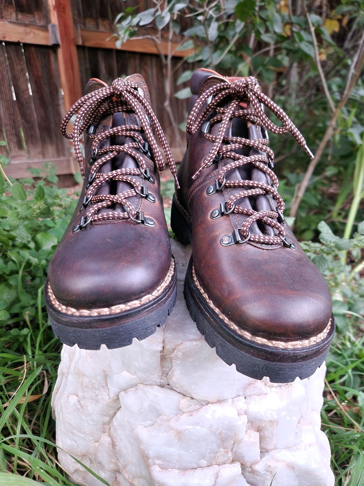 Photo by spyder550 on October 2, 2025 of the Valli Shoes Anfibio Model 075 in Italian Greased Cowhide.