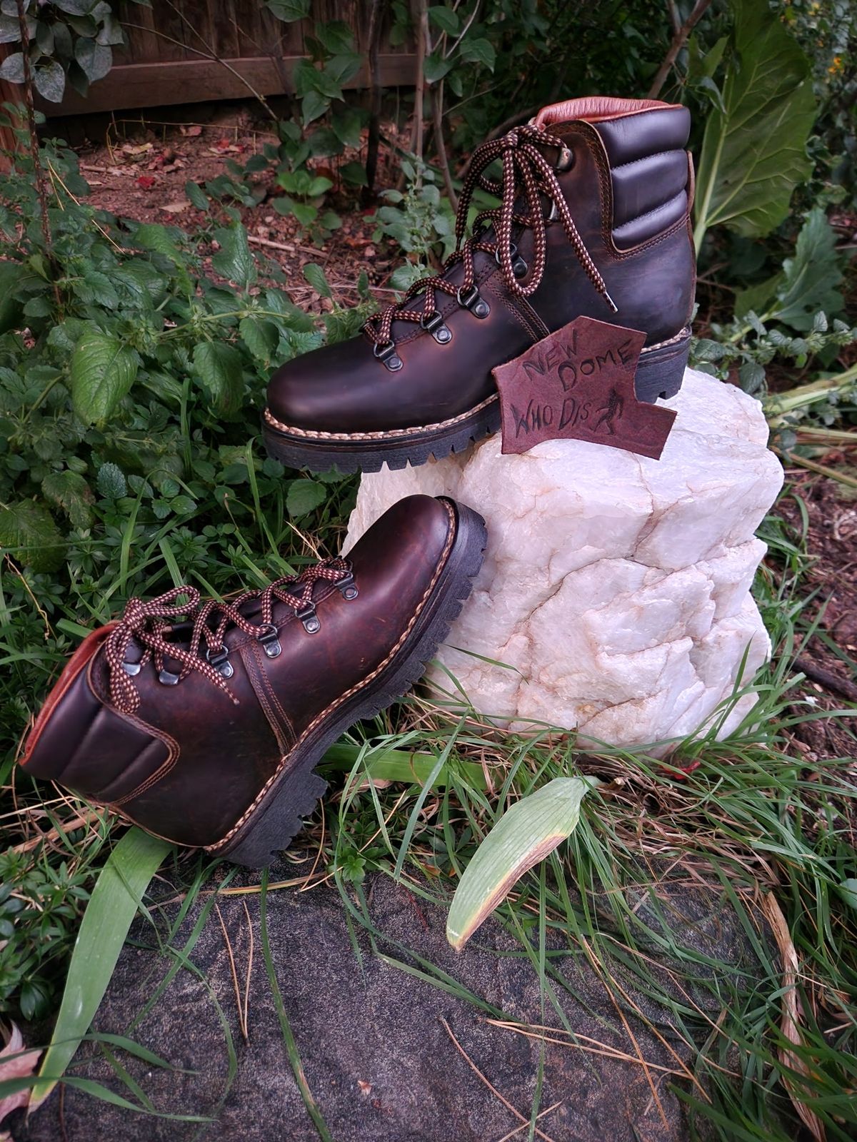Photo by spyder550 on October 2, 2025 of the Valli Shoes Anfibio Model 075 in Italian Greased Cowhide.