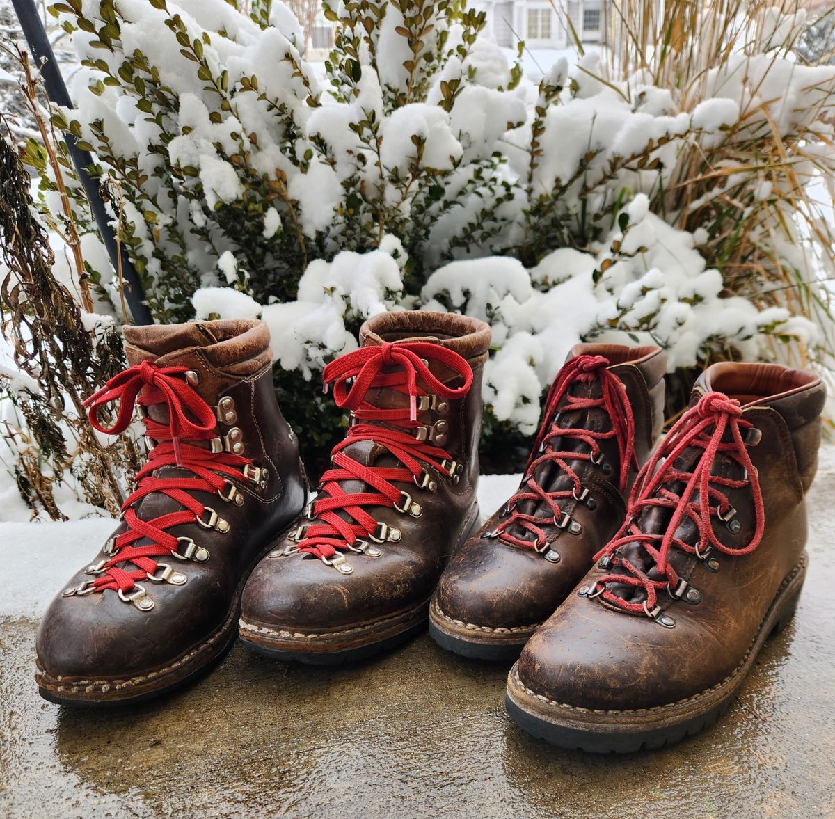 Photo by spyder550 on December 5, 2025 of the Valli Shoes Anfibio Model 075 in Italian Greased Cowhide.