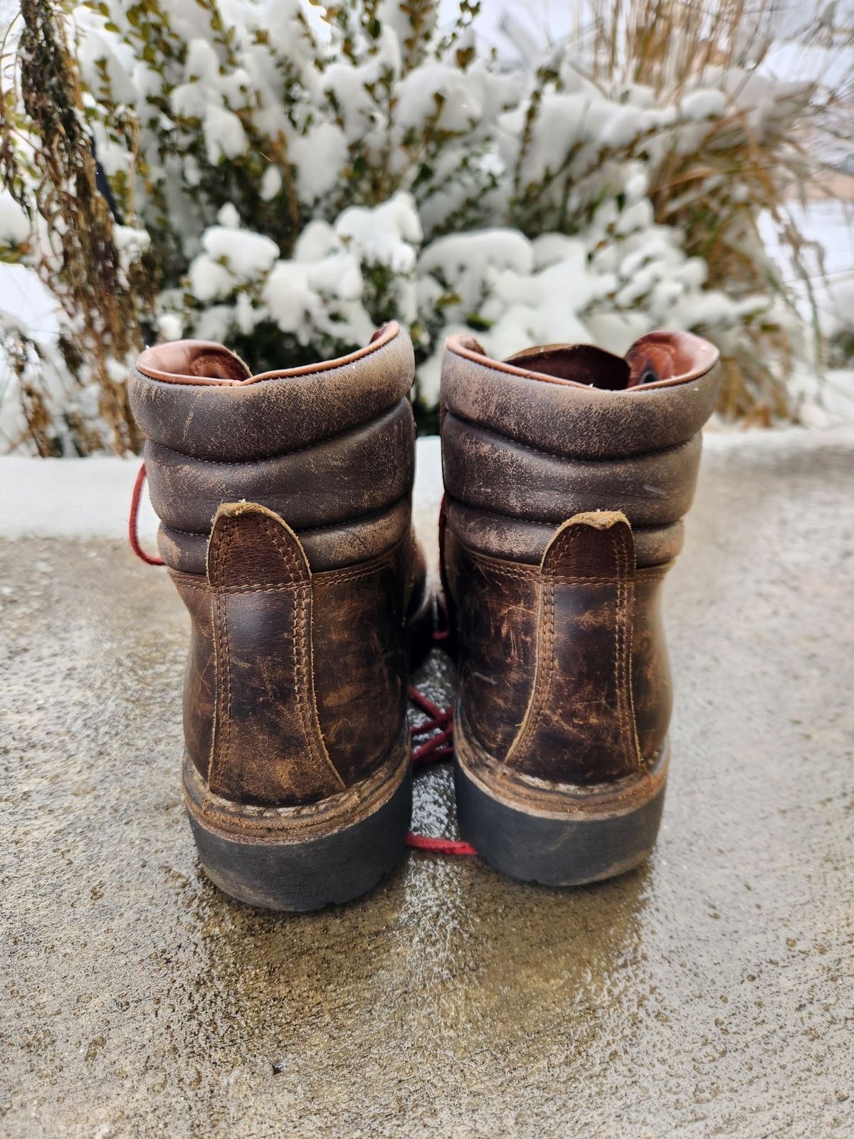 Photo by spyder550 on December 5, 2025 of the Valli Shoes Anfibio Model 075 in Italian Greased Cowhide.