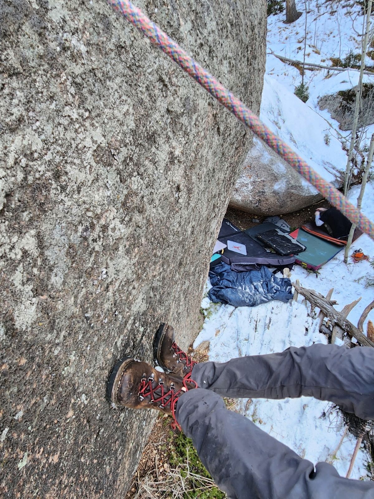 Photo by spyder550 on December 13, 2025 of the Valli Shoes Anfibio Model 075 in Italian Greased Cowhide.