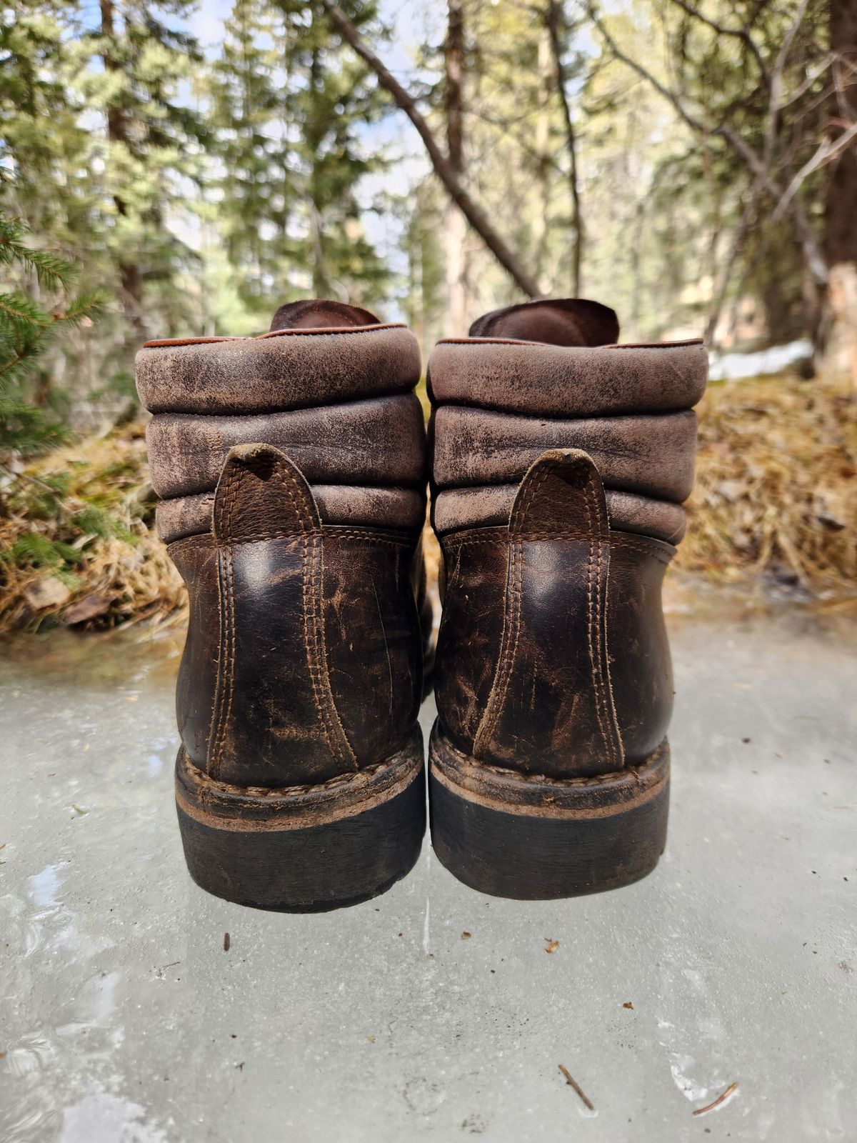 Photo by spyder550 on March 5, 2026 of the Valli Shoes Anfibio Model 075 in Italian Greased Cowhide.