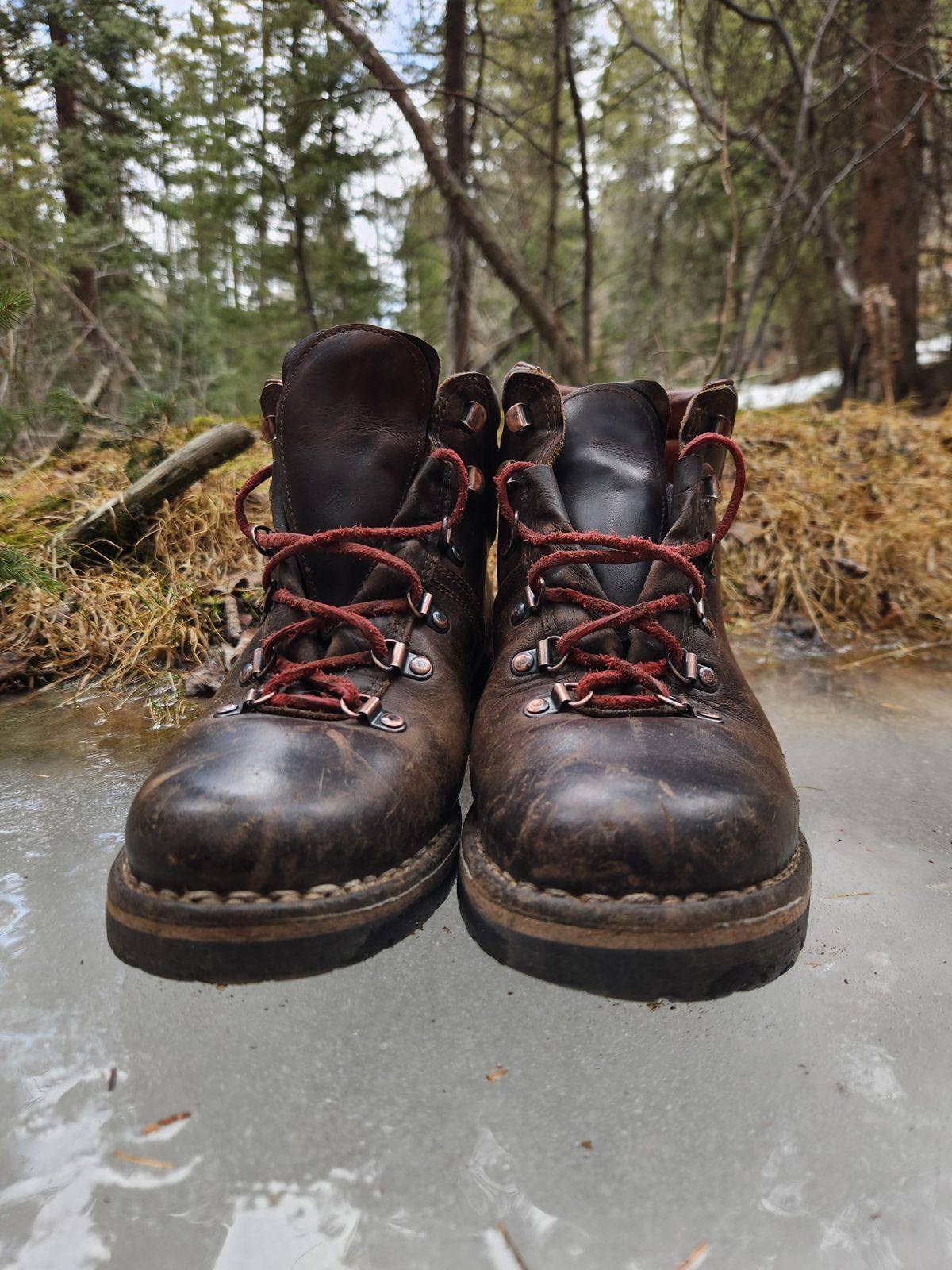 Photo by spyder550 on March 5, 2026 of the Valli Shoes Anfibio Model 075 in Italian Greased Cowhide.