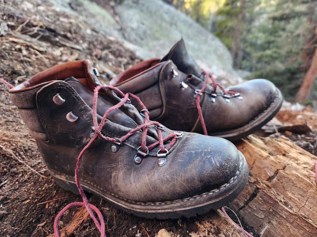 Photo by spyder550 on March 11, 2026 of the Valli Shoes Anfibio Model 075 in Italian Greased Cowhide.