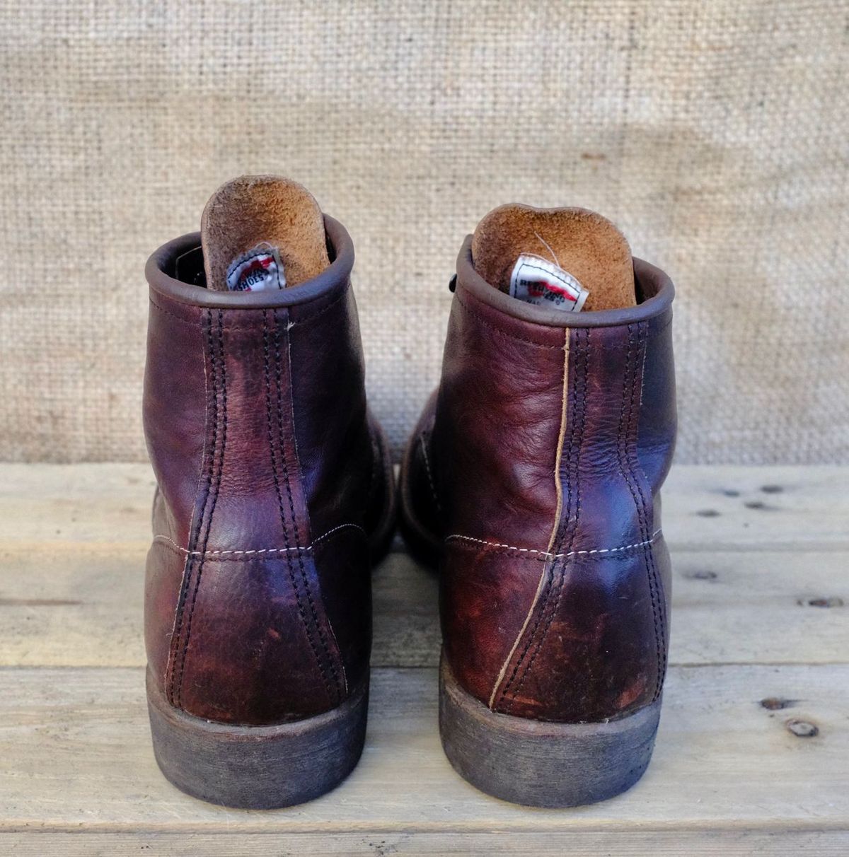 Photo by kaldisgoat on December 1, 2024 of the Red Wing Blacksmith in S.B. Foot Briar Oil Slick.