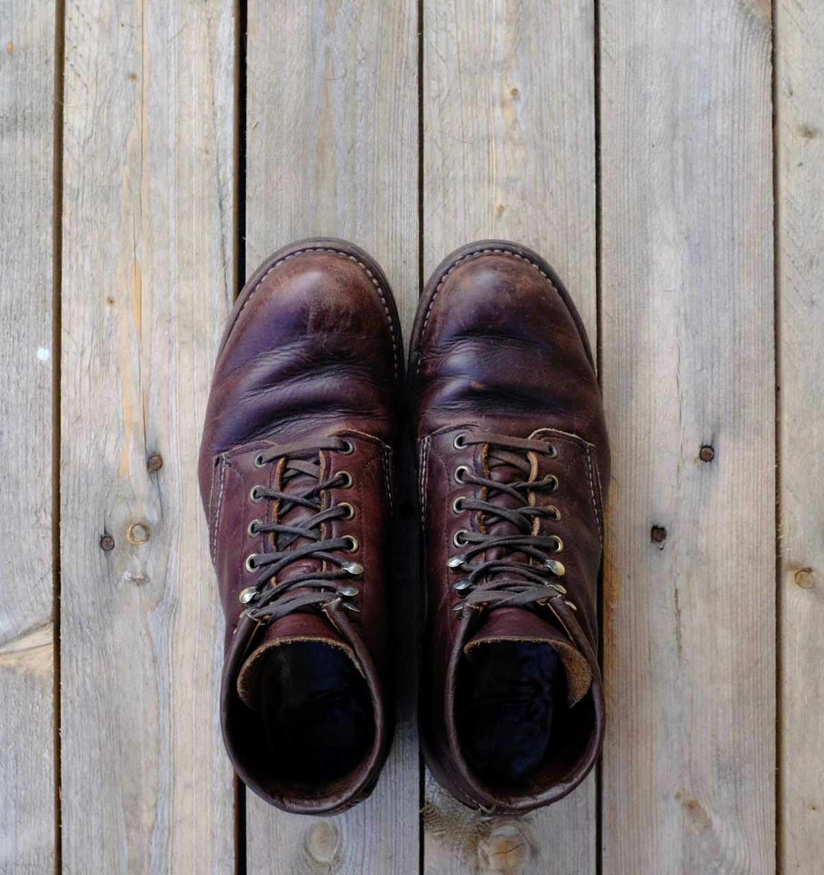 Photo by kaldisgoat on March 4, 2025 of the Red Wing Blacksmith in S.B. Foot Briar Oil Slick.