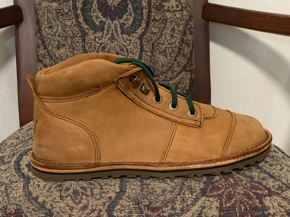 Photo by WVbarefoot on November 4, 2024 of the Jim Green African Ranger Barefoot Boot in Fudge Crazy Horse.