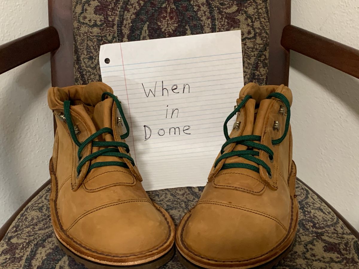 Photo by WVbarefoot on November 4, 2024 of the Jim Green African Ranger Barefoot Boot in Fudge Crazy Horse.