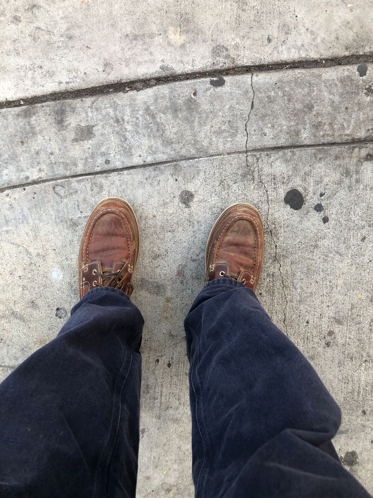 Photo by brnc0 on October 12, 2025 of the Grant Stone Field Boot in Seidel Walnut Bison.