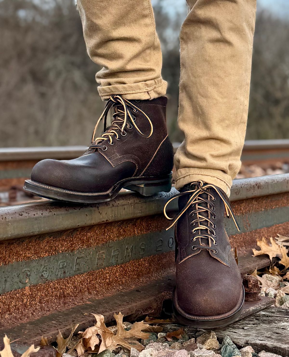 Photo by bconner2112 on December 28, 2025 of the Viberg Service Boot in Horween Brown Waxed Flesh.
