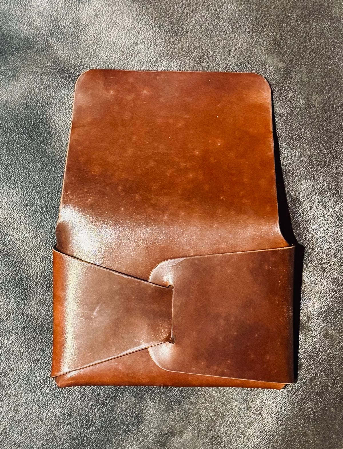 Photo by bconner2112 on April 29, 2026 of the Redeemed Creations Winston Wallet in Horween Color 4 Shell Cordovan.