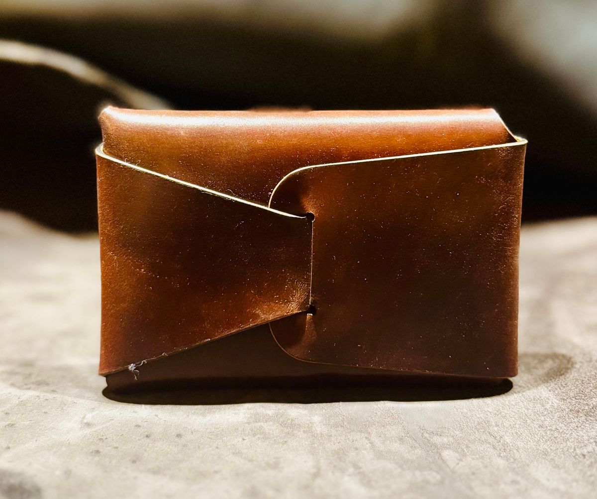 Photo by bconner2112 on April 29, 2026 of the Redeemed Creations Winston Wallet in Horween Color 4 Shell Cordovan.