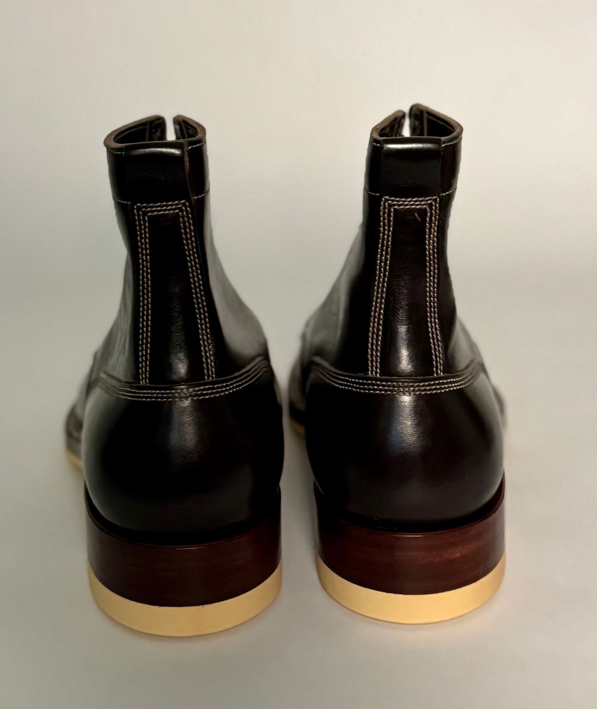 Photo by bconner2112 on September 2, 2025 of the Onderhoud MC01 Moc Toe Boot in Maryam T. Moro Horsebutt.