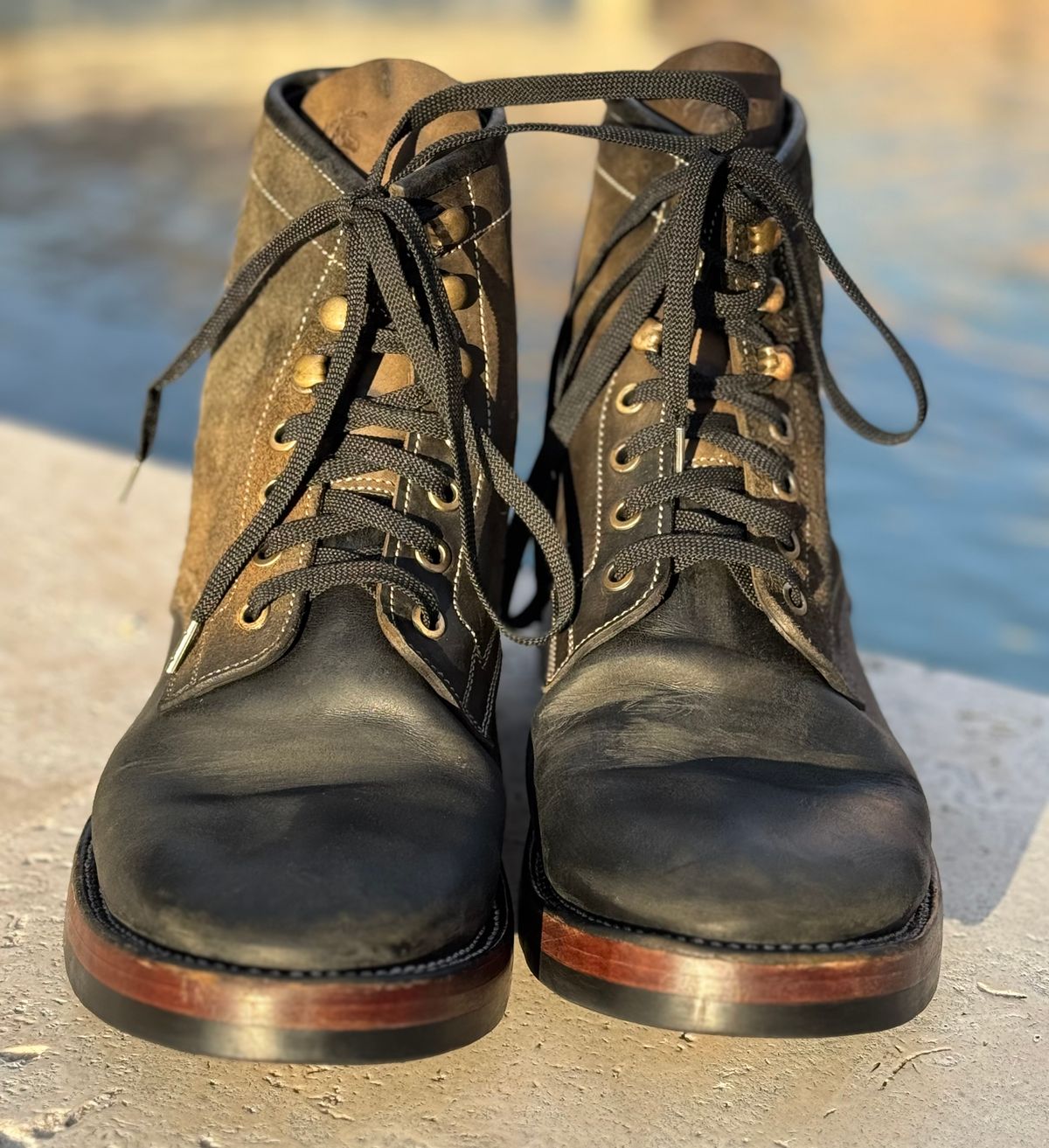 Photo by bconner2112 on February 2, 2026 of the Prof Barnets Nelson Boots in Conceria Il Ponte Horse Butt.