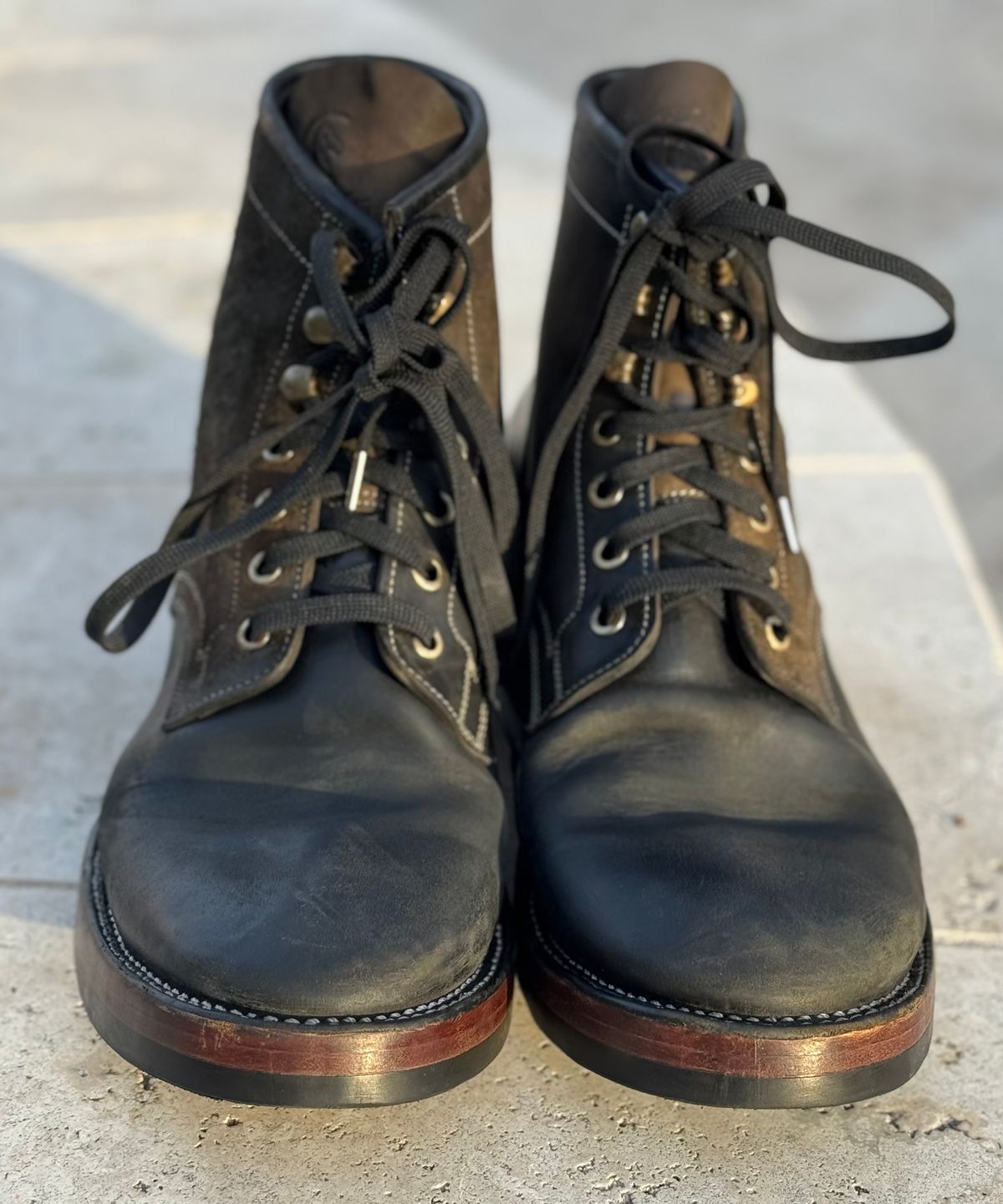 Photo by bconner2112 on February 2, 2026 of the Prof Barnets Nelson Boots in Conceria Il Ponte Horse Butt.