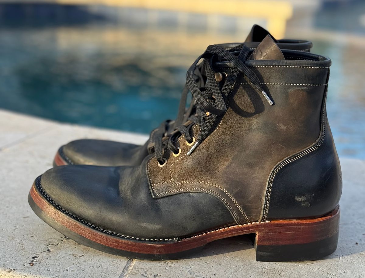 Photo by bconner2112 on February 2, 2026 of the Prof Barnets Nelson Boots in Conceria Il Ponte Horse Butt.