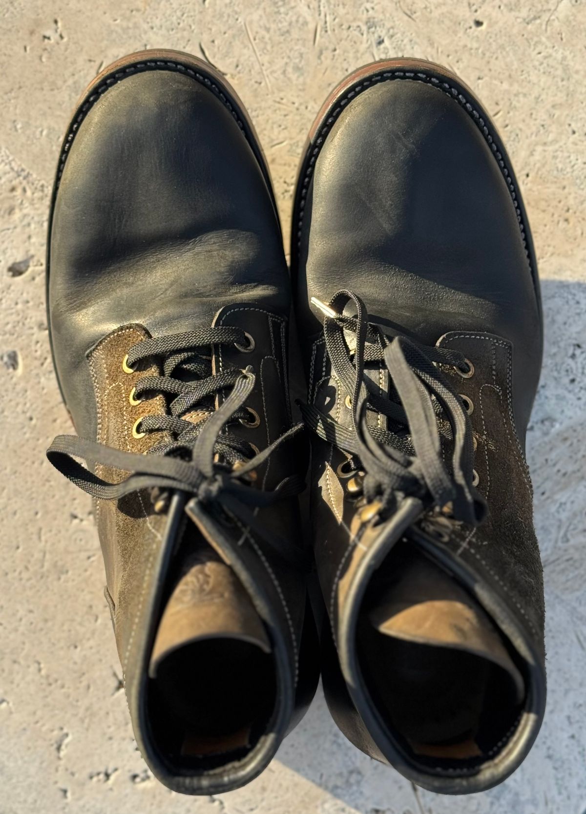 Photo by bconner2112 on February 2, 2026 of the Prof Barnets Nelson Boots in Conceria Il Ponte Horse Butt.