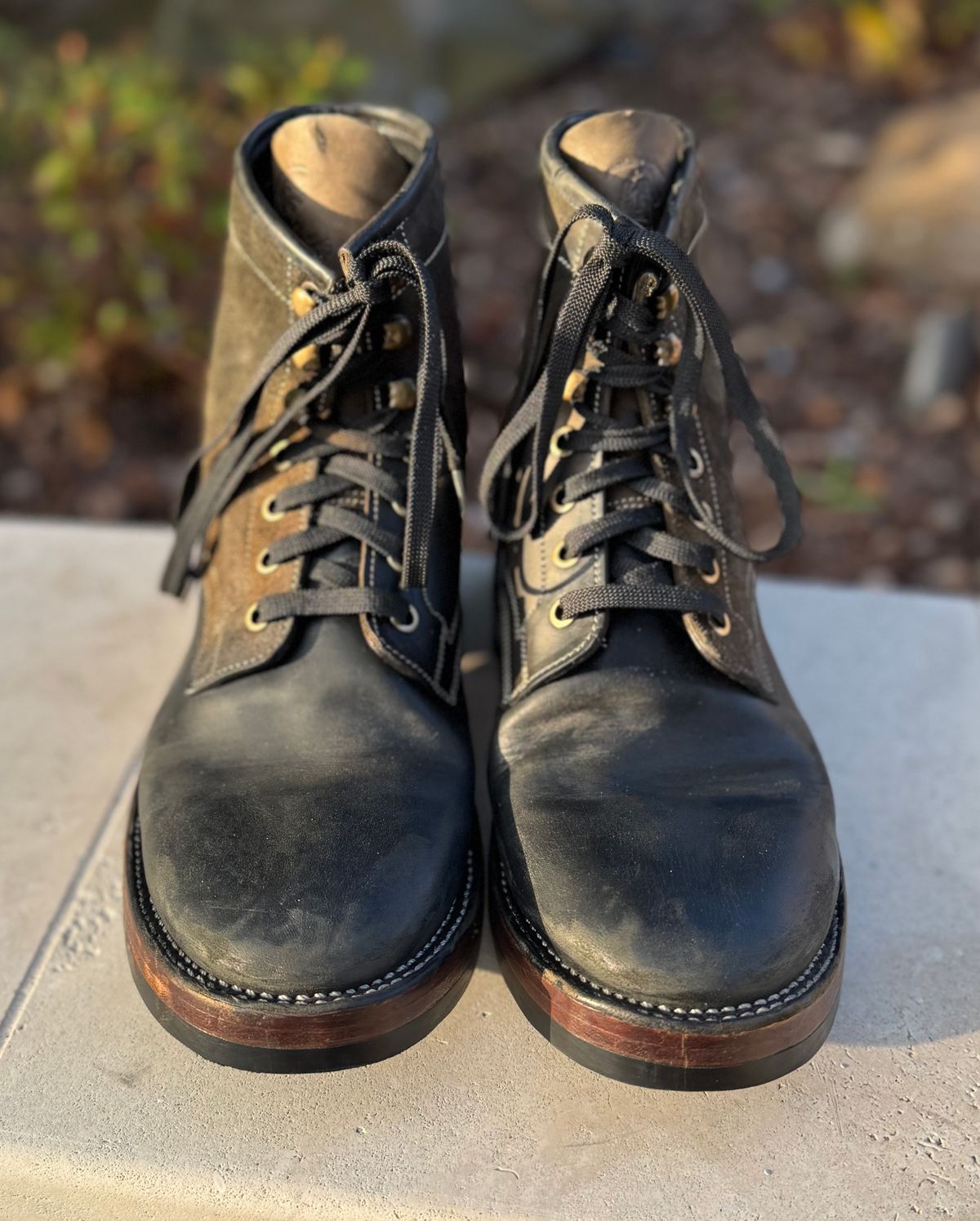 Photo by bconner2112 on March 5, 2026 of the Prof Barnets Nelson Boots in Conceria Il Ponte Horse Butt.