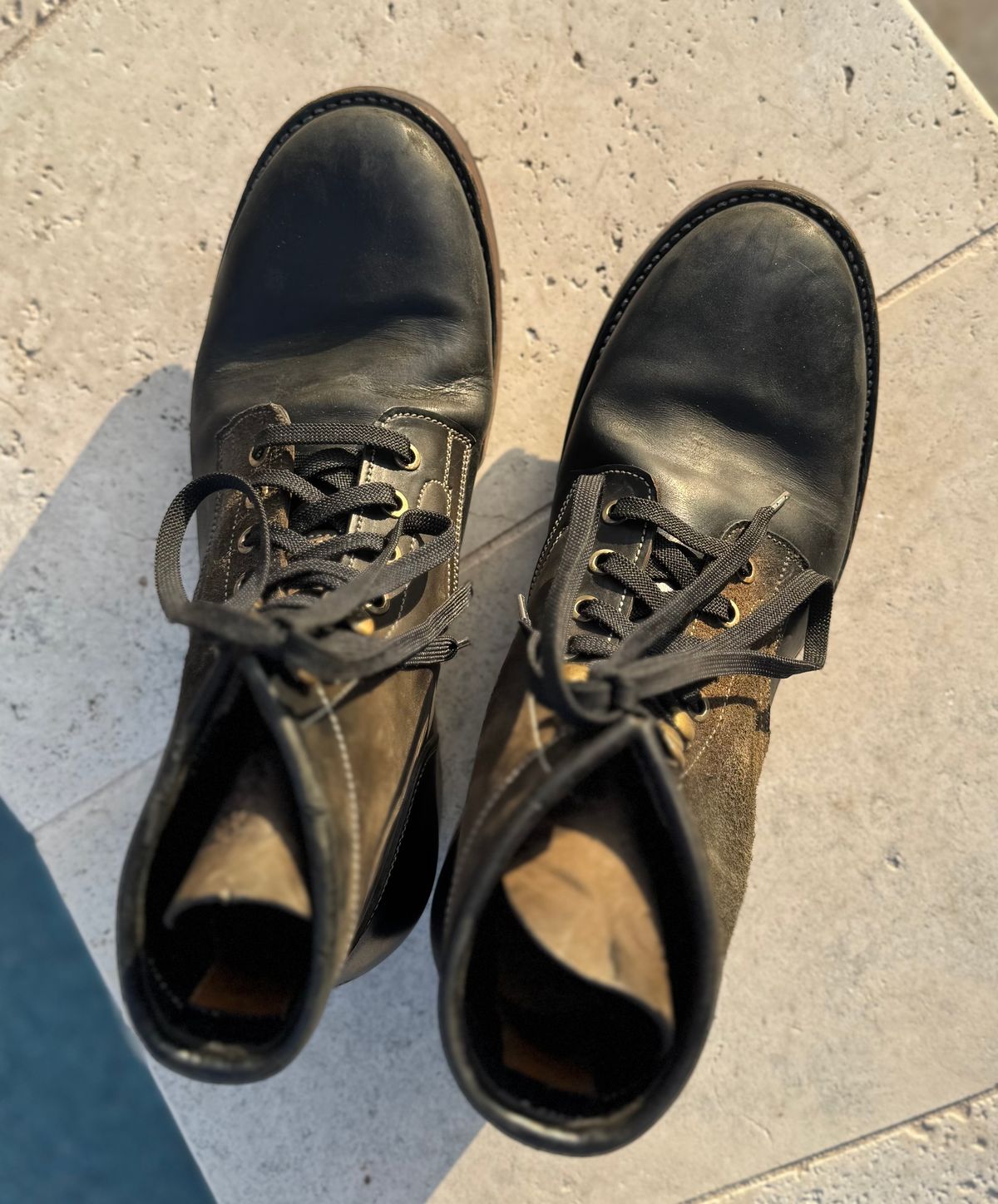 Photo by bconner2112 on March 5, 2026 of the Prof Barnets Nelson Boots in Conceria Il Ponte Horse Butt.