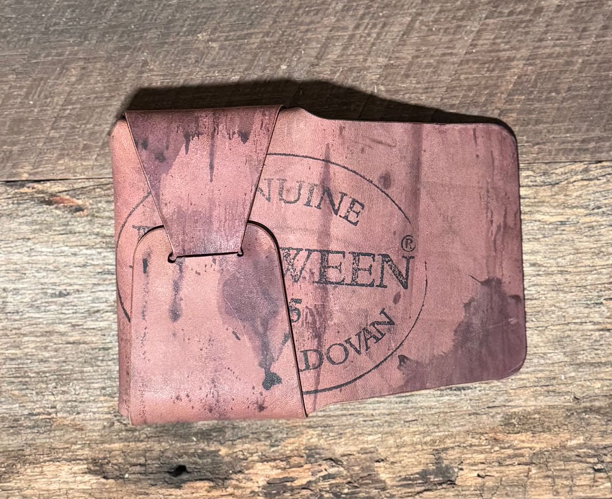 Photo by bconner2112 on March 6, 2026 of the Redeemed Creations Winston Wallet in Horween Color 8 Shell Cordovan.