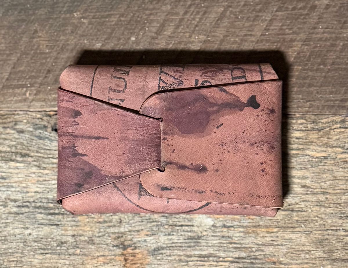 Photo by bconner2112 on March 6, 2026 of the Redeemed Creations Winston Wallet in Horween Color 8 Shell Cordovan.