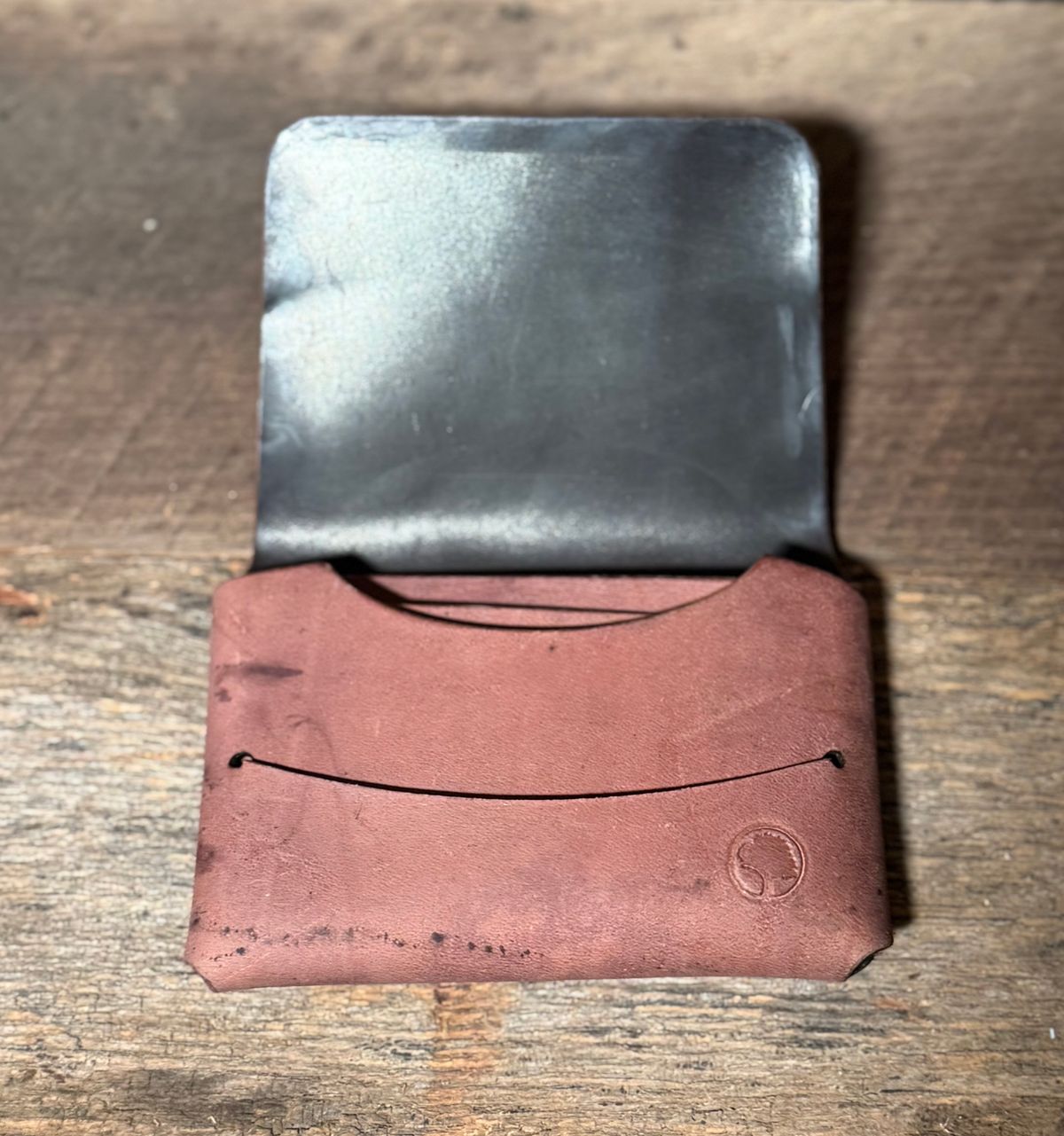 Photo by bconner2112 on March 6, 2026 of the Redeemed Creations Winston Wallet in Horween Color 8 Shell Cordovan.