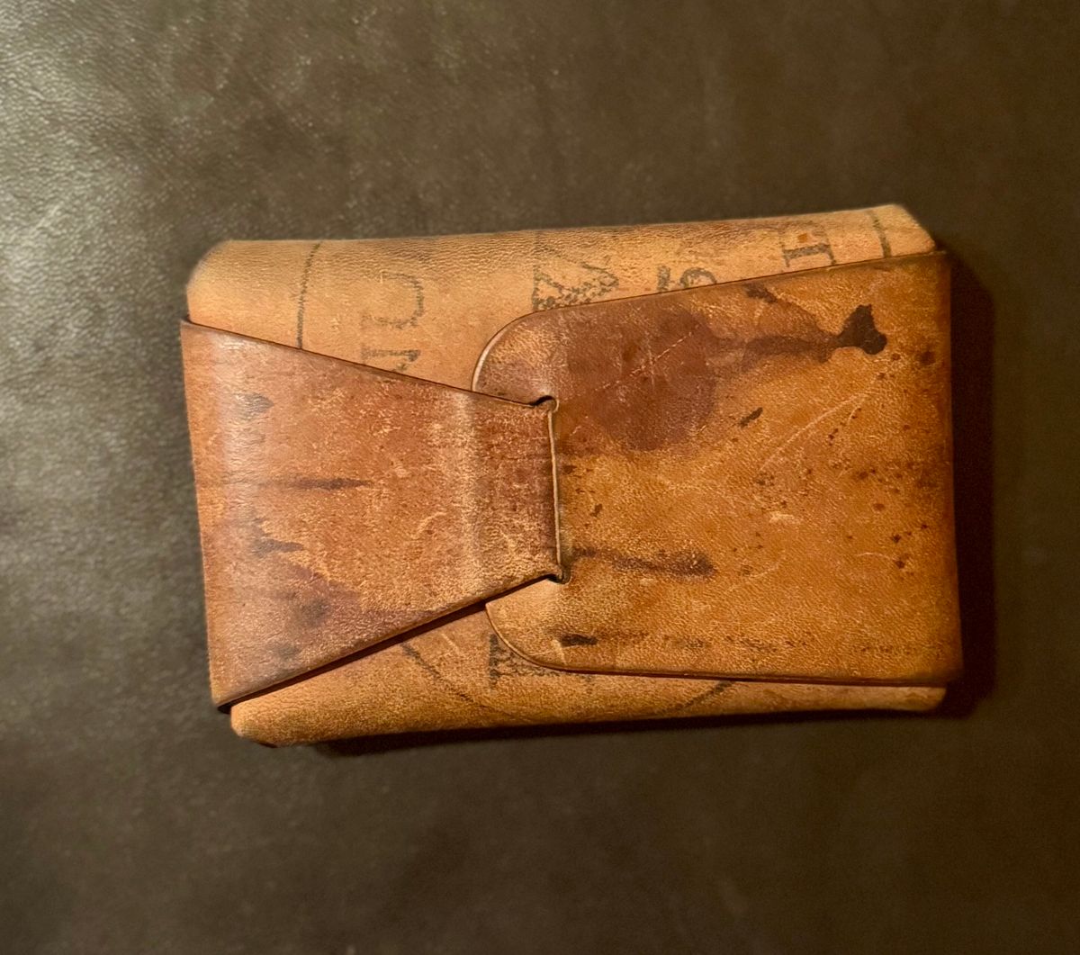 Photo by bconner2112 on April 29, 2026 of the Redeemed Creations Winston Wallet in Horween Color 8 Shell Cordovan.