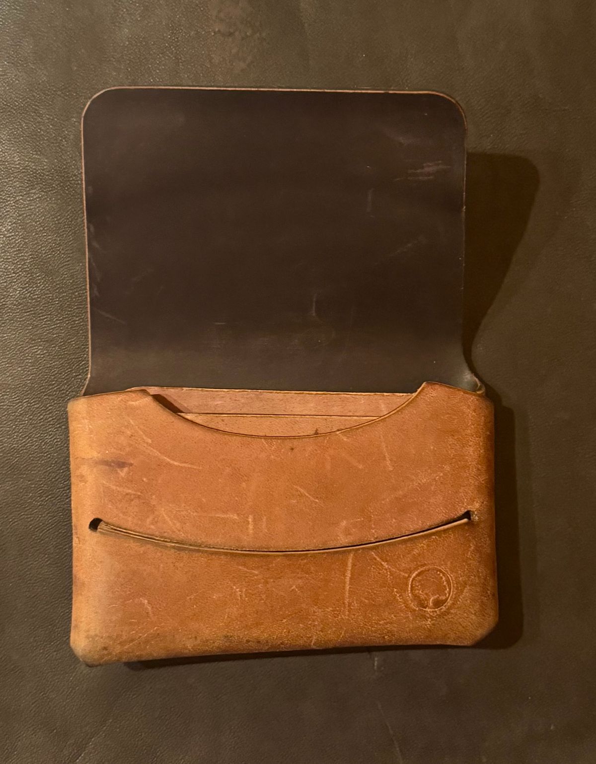 Photo by bconner2112 on April 29, 2026 of the Redeemed Creations Winston Wallet in Horween Color 8 Shell Cordovan.