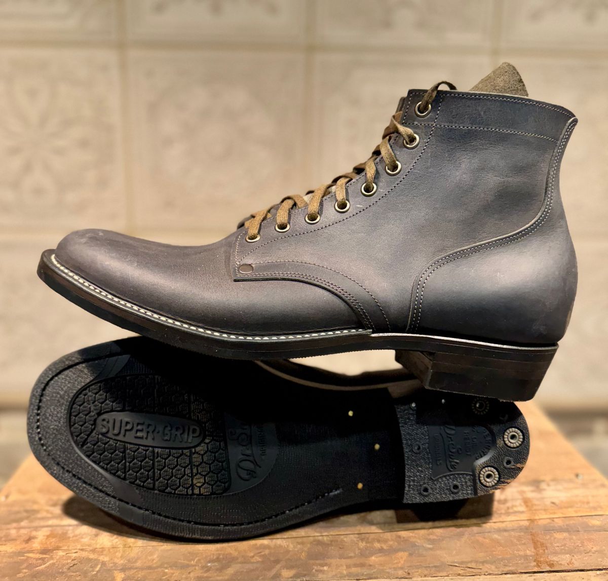 Photo by bconner2112 on May 23, 2026 of the NF Bootmaker Milton Boot in Horween Mystery Grey.