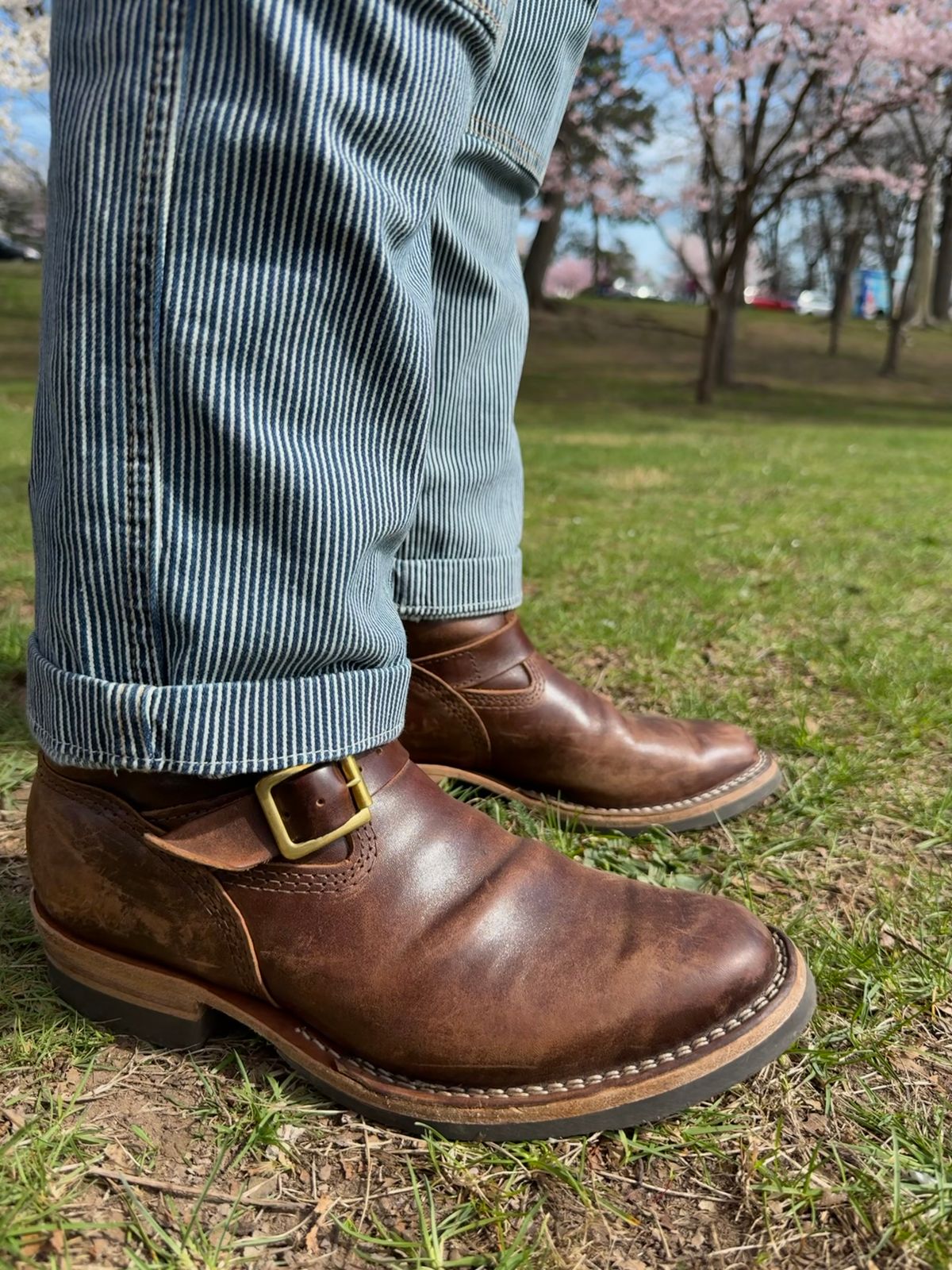 Photo by DrJohnCrunch on April 4, 2026 of the Wesco Boss Engineer Boot in Maryam Muschio Horsebutt.