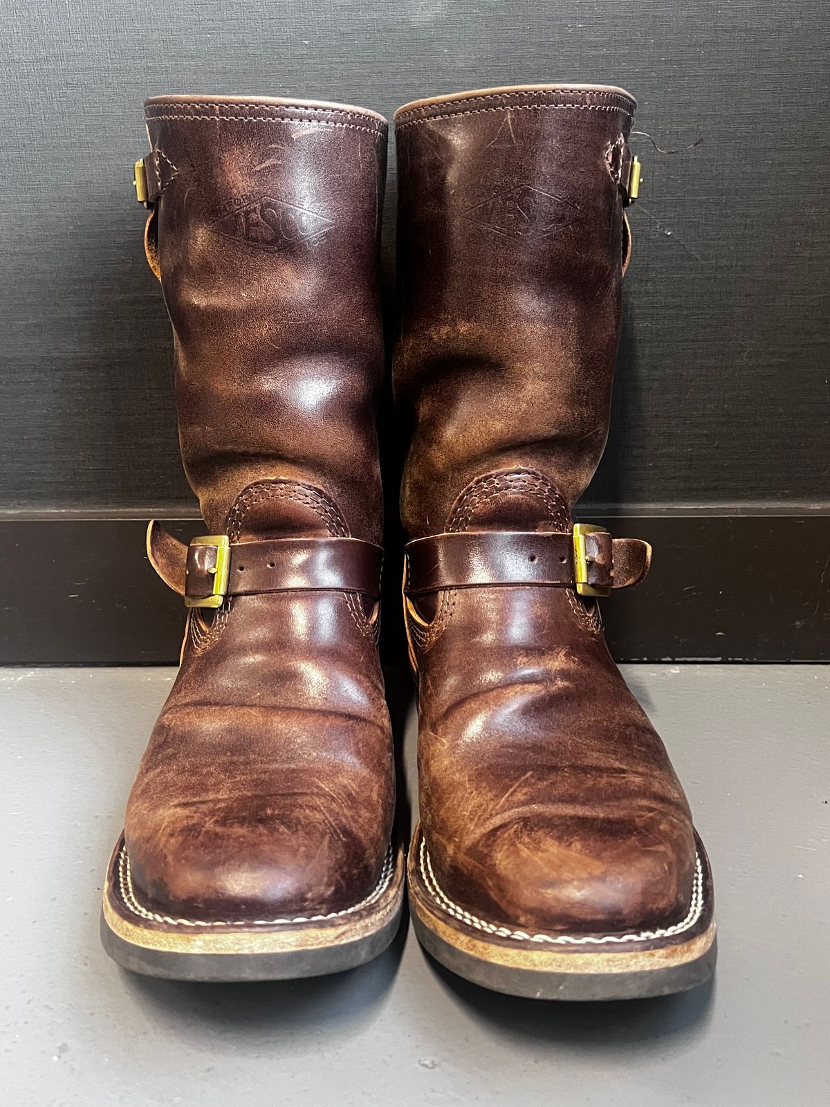 Photo by DrJohnCrunch on April 1, 2026 of the Wesco Boss Engineer Boot in Maryam Muschio Horsebutt.