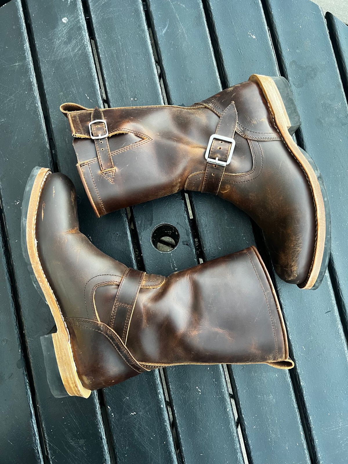 Photo by DrJohnCrunch on November 23, 2024 of the Crush on Retro Engineer in Brown Cowhide.