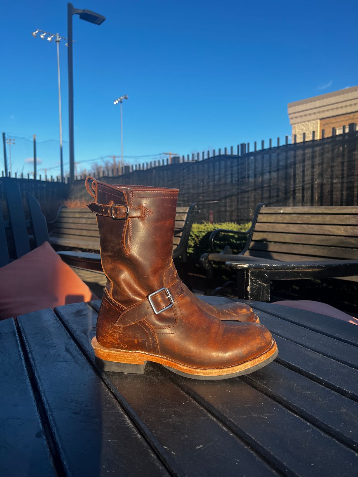 Photo by DrJohnCrunch on January 5, 2025 of the Crush on Retro Engineer in Brown Cowhide.